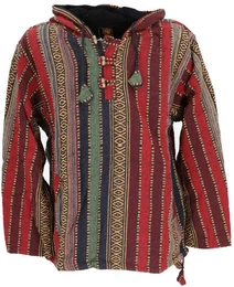 Sweater Goa Kapuzenshirt, Baja Hoodie, Boho Style.. Ethno Style, Hippie, alternative Bekleidung