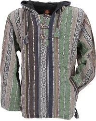 Guru-Shop Sweater Goa Kapuzenshirt Baja Hoodie 