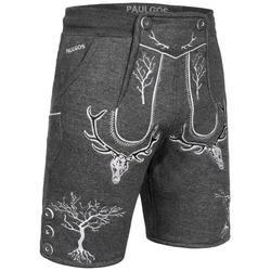 PAULGOS Trachtenhose Herren Jogginghose Design Lederhose JOK6 JOK6