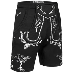 PAULGOS Trachtenhose Herren Jogginghose Design Lederhose JOK6 JOK6
