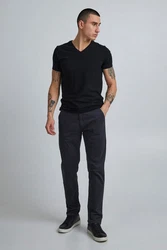 Casual Friday Chinohose CFViggo Chinohose Slim Fit Dunkelblau