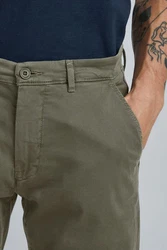 Casual Friday Chinohose CFViggo Chinohose Slim Fit Khaki/Dunkelgrün
