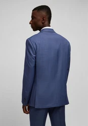 HECHTER PARIS Anzugsakko Blau/Hellblau/Grau