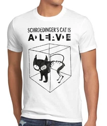 style3 T-Shirt Schroedinger's Katze Silber/Braun