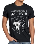 style3 T-Shirt Schroedinger's Katze Silber