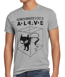 style3 T-Shirt Schroedinger's Katze Silber/Grau
