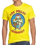 style3 T-Shirt Los Pollos Breaking Hermanos Heisenberg Walter Bad White Chicken weiß
