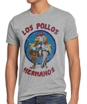 style3 T-Shirt Los Pollos Breaking Hermanos Heisenberg Walter Bad White Chicken weiß