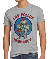 style3 T-Shirt Los Pollos Breaking Hermanos Heisenberg Walter Bad White Chicken weiß