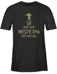 Shirtracer T-Shirt So sieht der beste Opa der Welt aus Geschenke Beige/Braun/Grau/Lila/Gelb/Schwarz