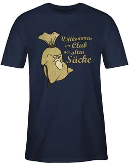 Shirtracer T-Shirt Willkommen im Club der alten Scke 50. Geburtstag