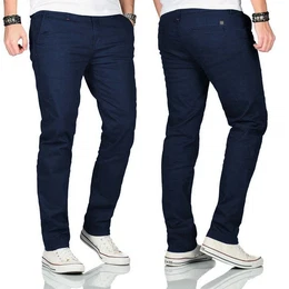 Straight-Jeans mit Stretchanteil