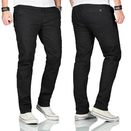 Straight-Jeans mit Stretchanteil