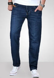 Straight-Jeans MM023 mit geradem Bein