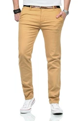 Maurelio Modriano Herren Designer Chino Stoff Hose Chinohose MM015 