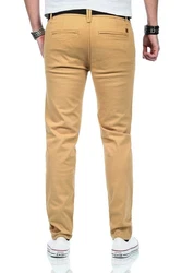 Maurelio Modriano Herren Designer Chino Stoff Hose Chinohose MM015 