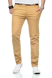 Straight-Jeans mit Stretchanteil und passendem Grtel