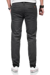 Maurelio Modriano Herren Designer Chino Stoff Hose Chinohose MM015 
