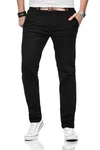 Maurelio Modriano Herren Designer Chino Stoff Hose Chinohose MM015 