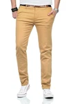 Maurelio Modriano Herren Designer Chino Stoff Hose Chinohose MM015 