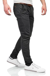 Straight-Jeans mit Stretchanteil und inklusive Kunstleder Grtel