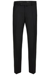 Aubi Stoffhose Perfect Fit Flat Front Modell 26 Schwarz/Dunkelgrau