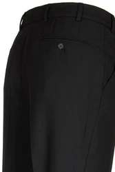 Aubi Stoffhose Perfect Fit Flat Front Modell 26 Schwarz/Dunkelgrau