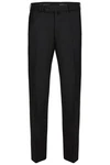 Aubi Stoffhose Perfect Fit Flat Front Modell 26 Schwarz/Dunkelgrau