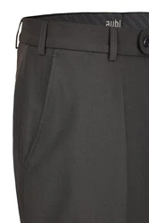 aubi Stoffhose Perfect Fit Herren Sommer Businesshose Anzughose Modell 26 Khaki/Grau/Braun/Dunkelgrau