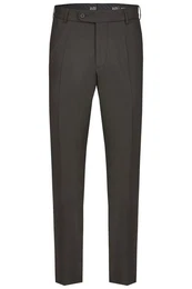 aubi: Stoffhose aubi Perfect Fit Herren Sommer Businesshose Anzughose Cool Finish Flat Front Modell 26