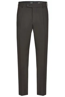 aubi Stoffhose Perfect Fit Herren Sommer Businesshose Anzughose Modell 26 Khaki/Grau/Braun/Dunkelgrau