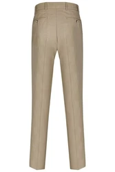 aubi Stoffhose Perfect Fit Herren Sommer Businesshose Anzughose Modell 26 Khaki/Beige
