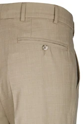aubi Stoffhose Perfect Fit Herren Sommer Businesshose Anzughose Modell 26 Khaki/Beige