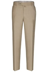 aubi Stoffhose Perfect Fit Herren Sommer Businesshose Anzughose Modell 26 Khaki/Beige