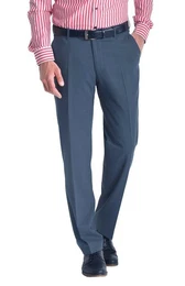 aubi: Stoffhose aubi Perfect Fit Herren Sommer Businesshose Anzughose Cool Finish Flat Front Modell 26