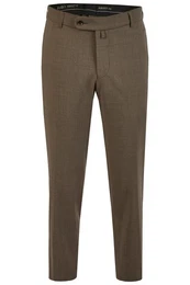 aubi: Stoffhose aubi Perfect Fit Herren Sommer Businesshose Anzughose Cool Finish Flat Front Modell 26