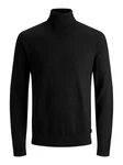Jack & Jones Strickpullover JJEEMIL KNIT ROLL NECK schwarz
