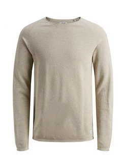 JACK & JONES JJEHILL Knit Crew Neck Pullover JACK & JONES JJEHILL Knit Crew Neck Pullover