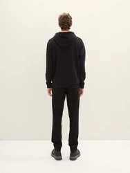 TOM TAILOR Denim Stoffhose Slim Chino Schwarz/Grün