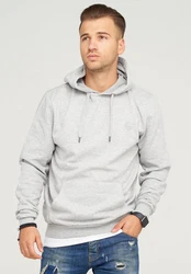 SOULSTAR Kapuzensweatshirt DAKAR Grau/Hellgrau