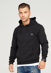 SOULSTAR Kapuzensweatshirt DAKAR Schwarz/Hellblau/Rosa/Dunkelgrau