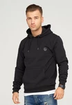 SOULSTAR Kapuzensweatshirt DAKAR Schwarz/Hellblau/Rosa/Dunkelgrau