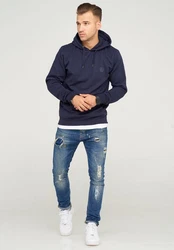 SOULSTAR Kapuzensweatshirt DAKAR Dunkelblau/Hellblau