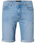 Pierre Cardin 5-Pocket Jeans PIERRE CARDIN LYON BERMUDA (34520) Blau/Hellblau/Pastell
