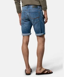 Pierre Cardin 5-Pocket Jeans PIERRE CARDIN LYON BERMUDA (34520) Blau/Hellblau
