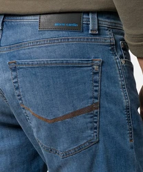 Pierre Cardin 5-Pocket Jeans PIERRE CARDIN LYON BERMUDA (34520) Blau/Hellblau