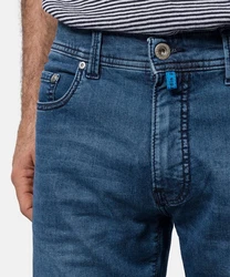 Pierre Cardin 5-Pocket Jeans PIERRE CARDIN LYON BERMUDA (34520) blau (6828)