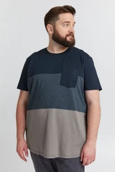 !Solid T-Shirt SDMingo Dunkelblau/Grau