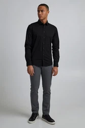 Casual Friday Businesshemd 'Palle' Schwarz