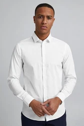 Casual Friday Businesshemd 'Palle' Weiß/Creme/Grau
